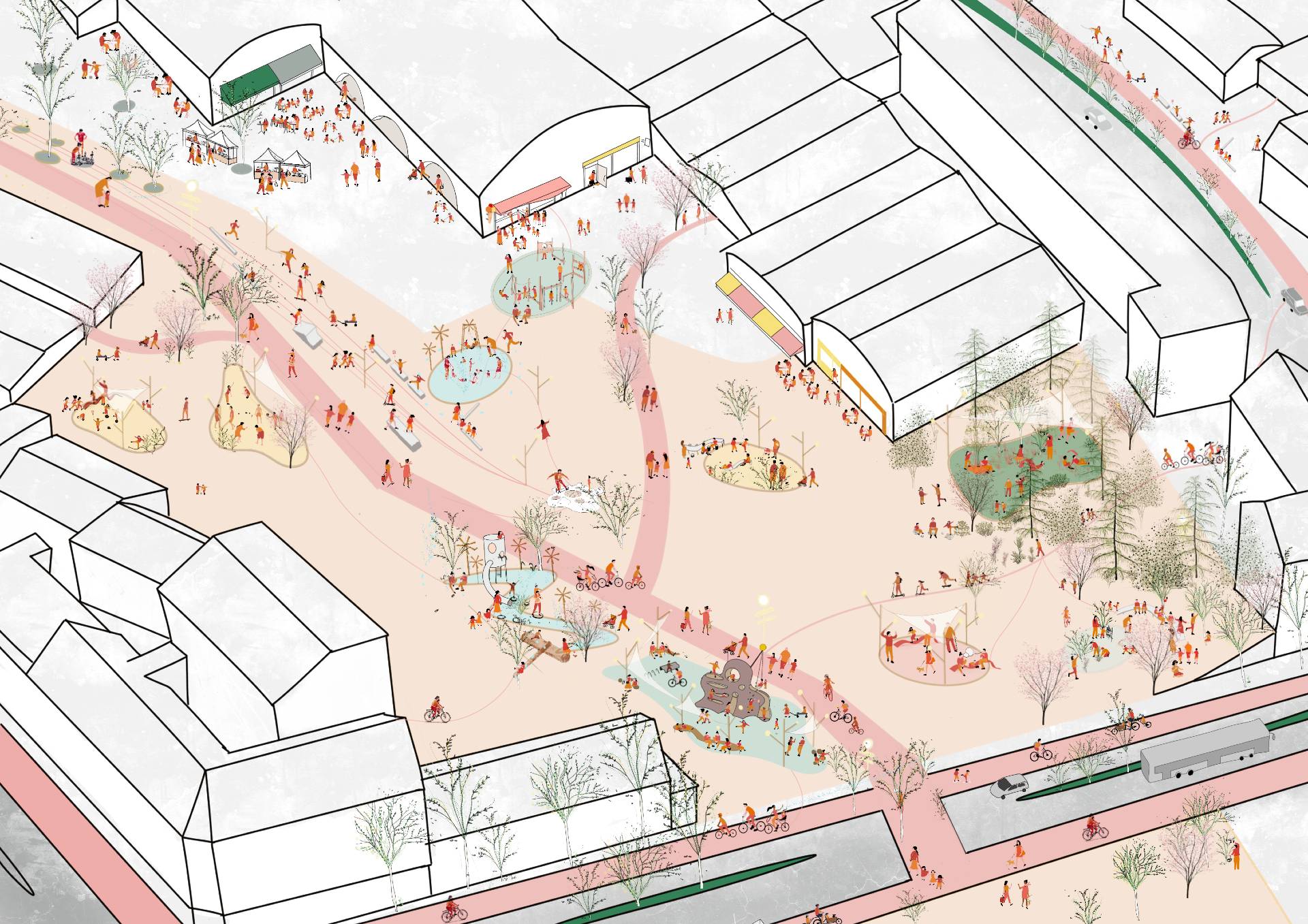 Bandes_ludiques (©croquis de Lisa Subileau)