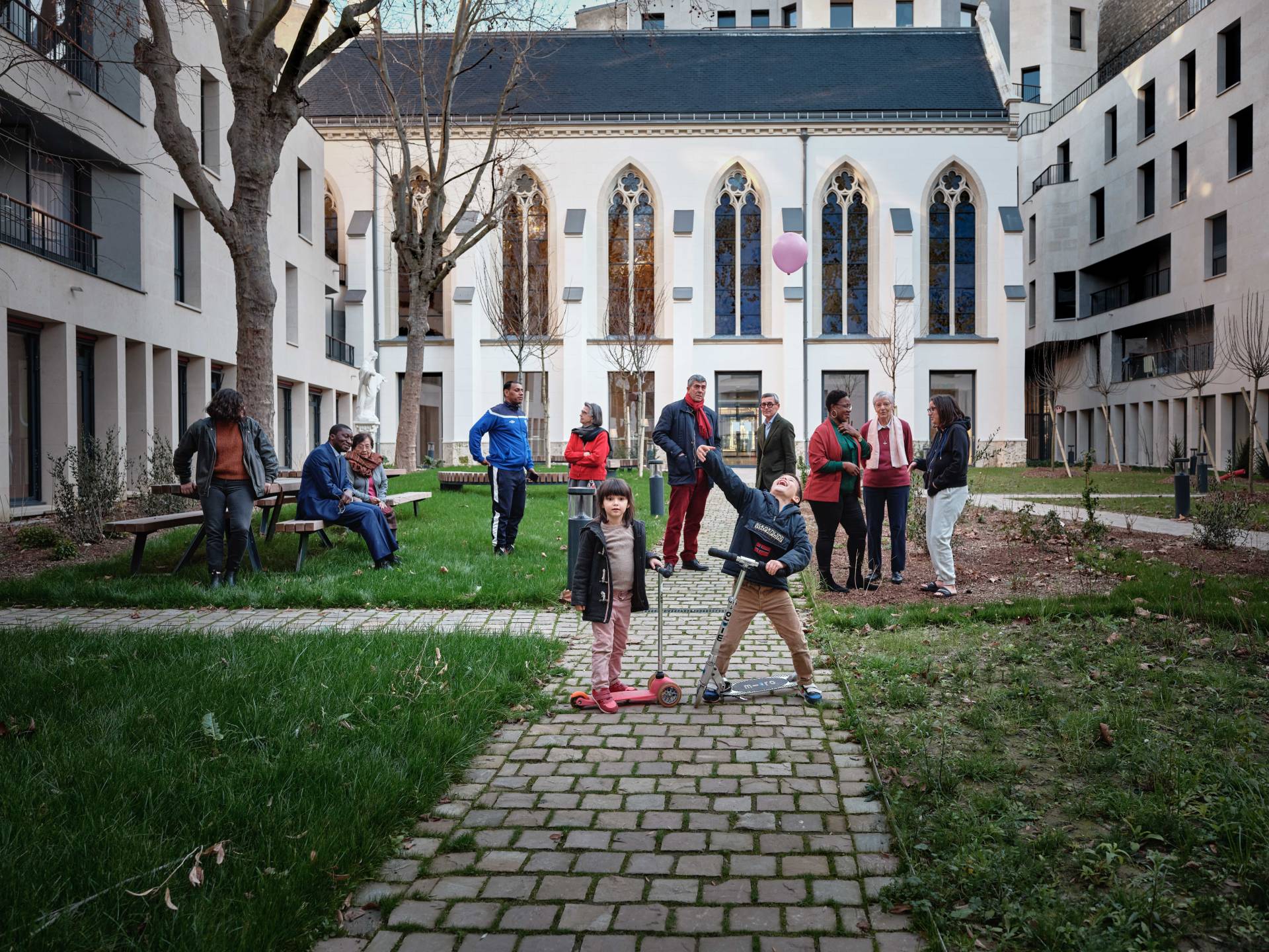 mixite sociale ville Maison St Charles©Julie Limont